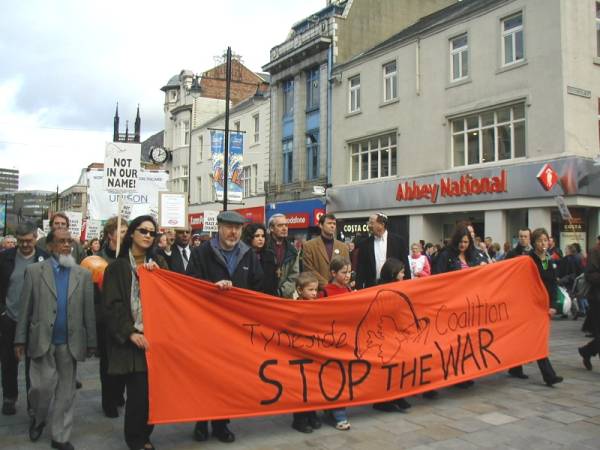 March in Newcastle, November 2001