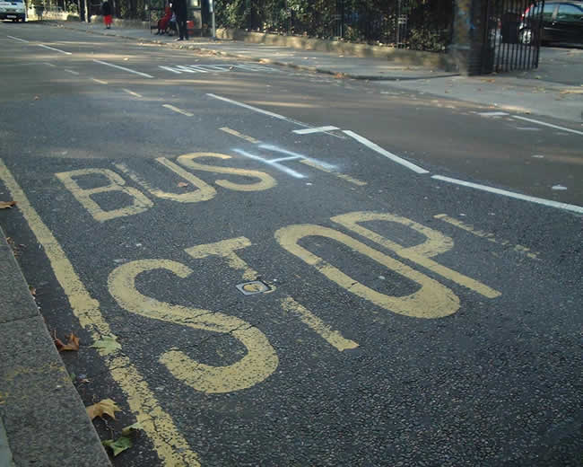 subverted bus stop